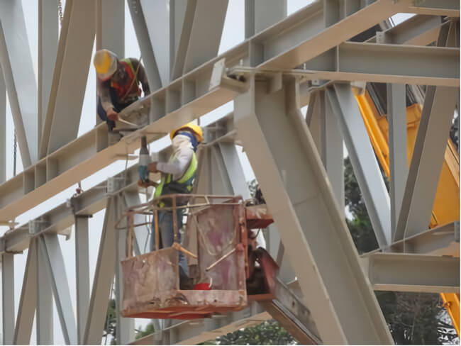 steel building construction